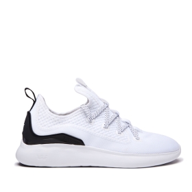 Tenis Supra FACTOR Hombre Blancas/Negras/Blancas (MX-24866)